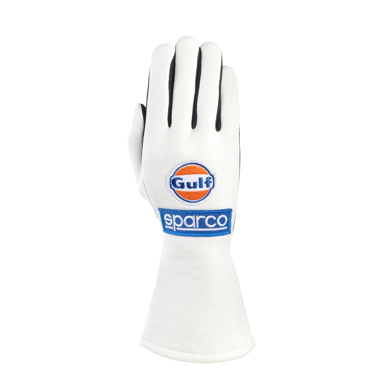 Sparco Gulf Land 2025 Racing Gloves — Ecru