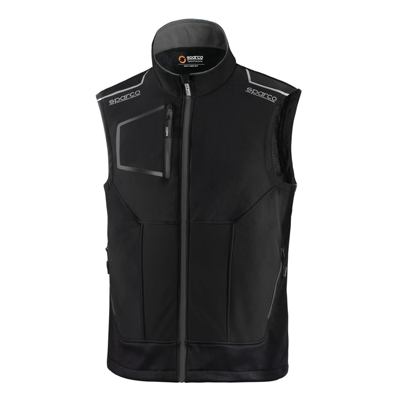 Sparco Tech Gilet Illinois — Black/Dark Gray