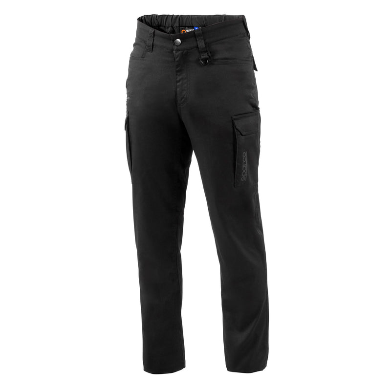 Sparco Vermont Cargo Work Trousers — Black/Dark Grey