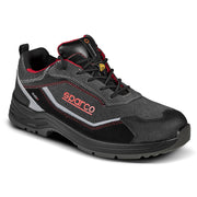 Sparco Low-Cut Safety Shoes S1PS Indy Detroit — Black/Dark Grey