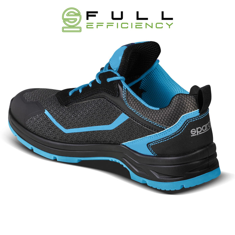 Sparco Safety Shoes S3 Indy-E Aster ESD Unisex Black/Light Blue — Black/Sky Blue