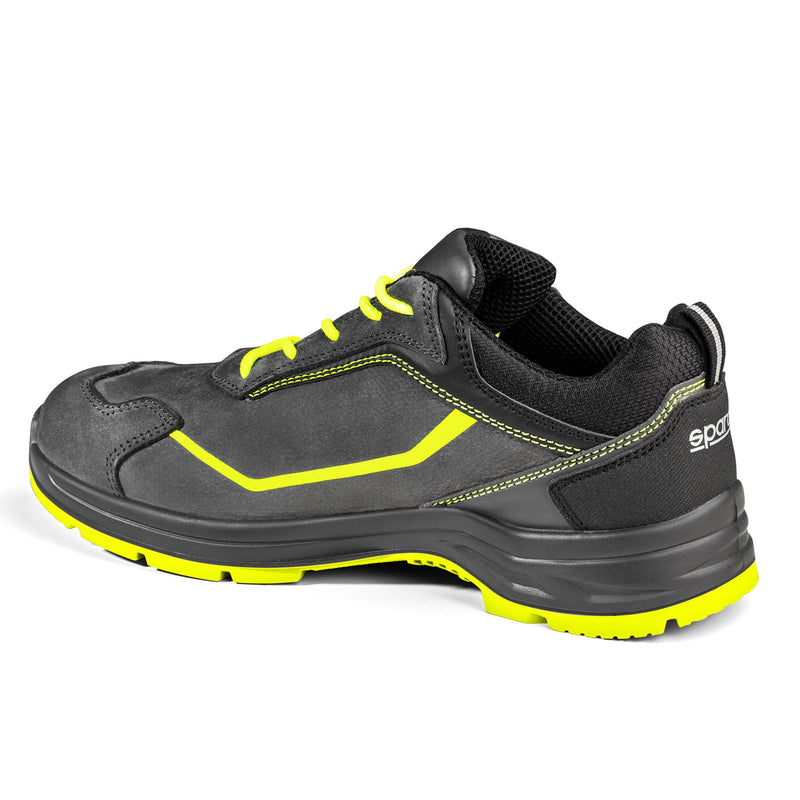 Sparco Safety Shoes S3S Indy Conor ESD Unisex Dark Grey/Fluorescent Yellow — Dark grey/Fluorescent yellow