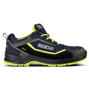 Sparco Safety Shoes S3 Indy Baltimora ESD Unisex Navy/Fluorescent Yellow — Marine Blue/Fluorescent Yellow