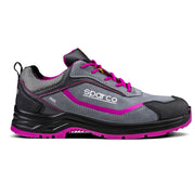 Sparco Women’s Safety Shoes S3 Indy Danica ESD Women’s Grey — Grey/Fuchsia