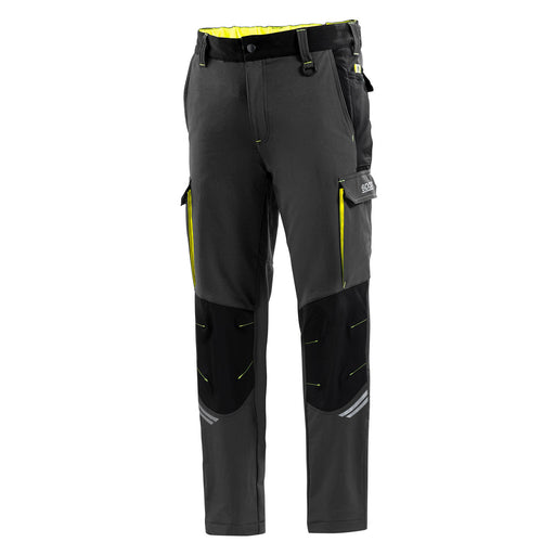 Sparco Tech Oregon Work Trousers —  grigio scuro / giallo fluo