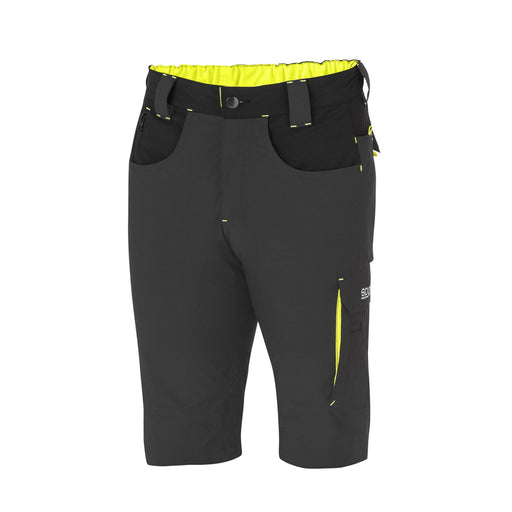 Sparco Tech Light Laredo Work Shorts —  grigio scuro / giallo fluo
