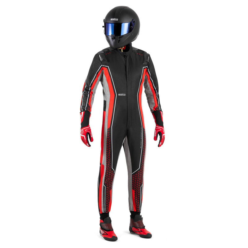 Sparco Superleggera-K Karting Suit — Black/Red