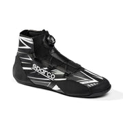Sparco K-Rapid Waterproof Karting Shoes — Black/White