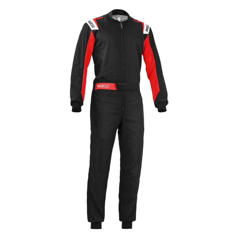Sparco Rookie Karting Suit — Black/Red