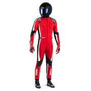 Sparco Kerb Advanced Karting Suit — Red/Black