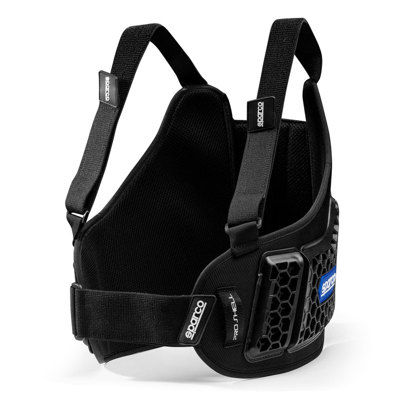 Sparco Pro Shell Karting Rib Protector — Black