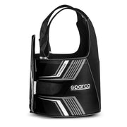 Sparco K-Track FIA Karting Rib Protector — Black/White