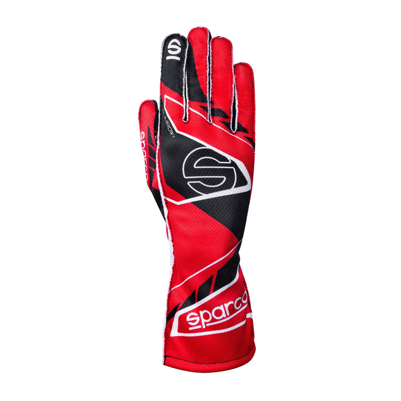 Sparco K-Arrow+ Karting Gloves — Red/Black