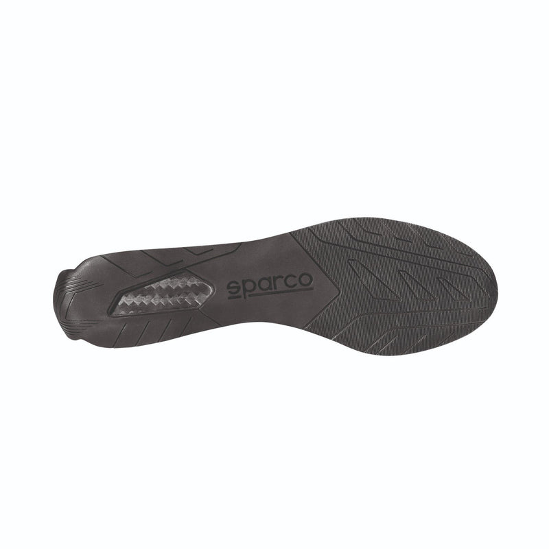 Sparco Prime Extreme – Black and white racing boot, sole detail